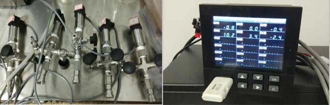 壓力變送器和無紙記錄儀使用圖片